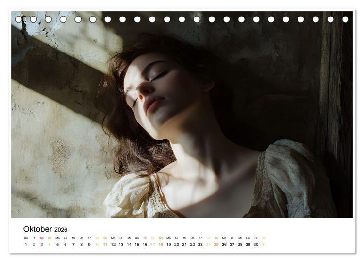 Produktbild: Magische Frauen Portraits (Tischkalender 2026 DIN A5 quer), CALVENDO Monatskalender