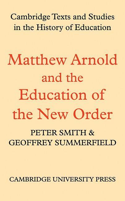 Produktbild: Matthew Arnold and the Education of the New Order