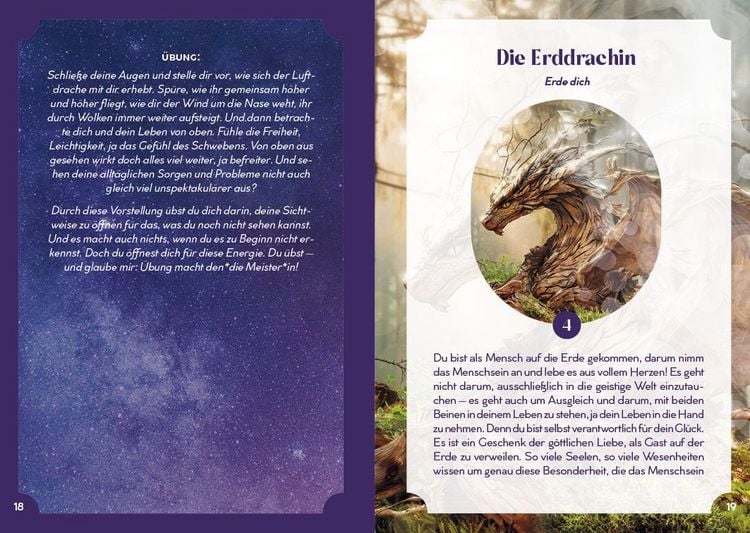 Produktbild: Orakel-Kartenset: Drachen-Orakel | Nutze die Energie deiner Drachengef&auml;hrten und sp&uuml;re die Kraft des Universums