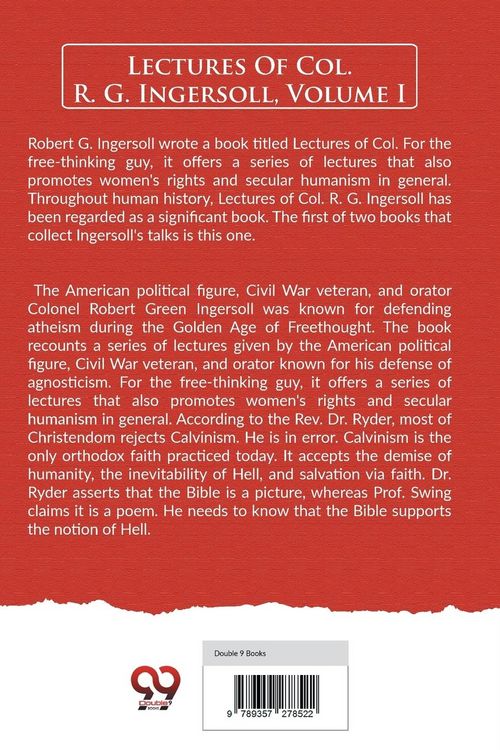Produktbild: Lectures Of Col. R. G. Ingersoll, Volume I