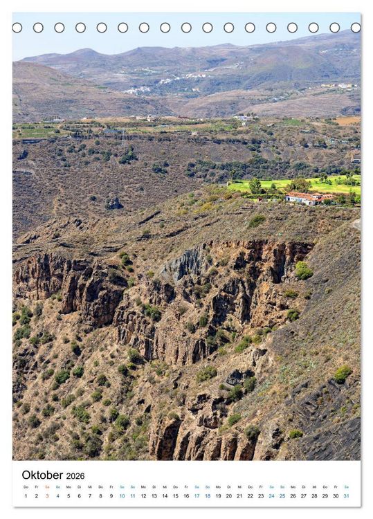 Produktbild: Gran Canaria - Urlaubsinsel f&uuml;r Sonnenanbeter (Tischkalender 2026 DIN A5 hoch), CALVENDO Monatskalender