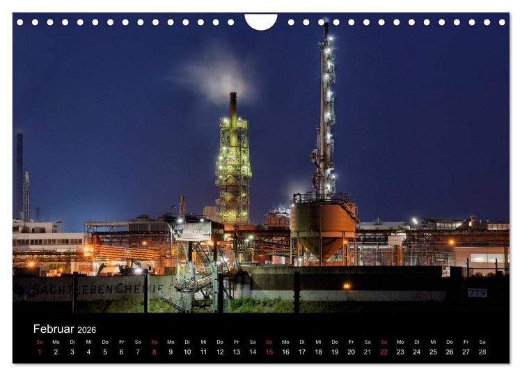 Produktbild: Duisburgs N&auml;chte (Wandkalender 2026 DIN A4 quer), CALVENDO Monatskalender