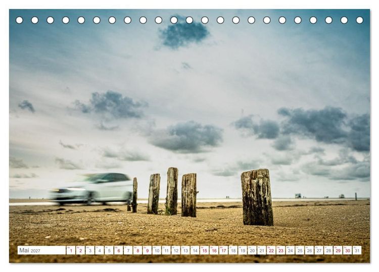 Produktbild: Naturerlebnis R&oslash;m&oslash; (Tischkalender 2027 DIN A5 quer), CALVENDO Monatskalender