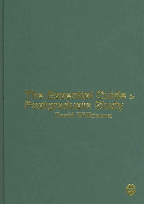 Produktbild: Wilkinson, D: Essential Guide to Postgraduate Study