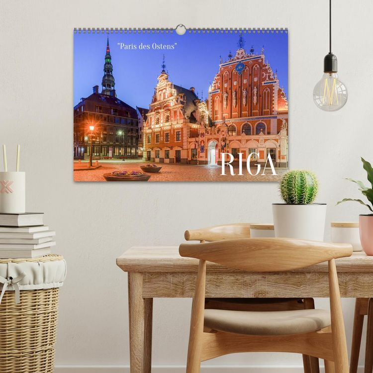 Produktbild: Riga - Paris des Ostens (Wandkalender 2026 DIN A3 quer), CALVENDO Monatskalender