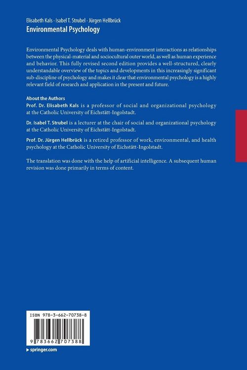 Produktbild: Environmental Psychology