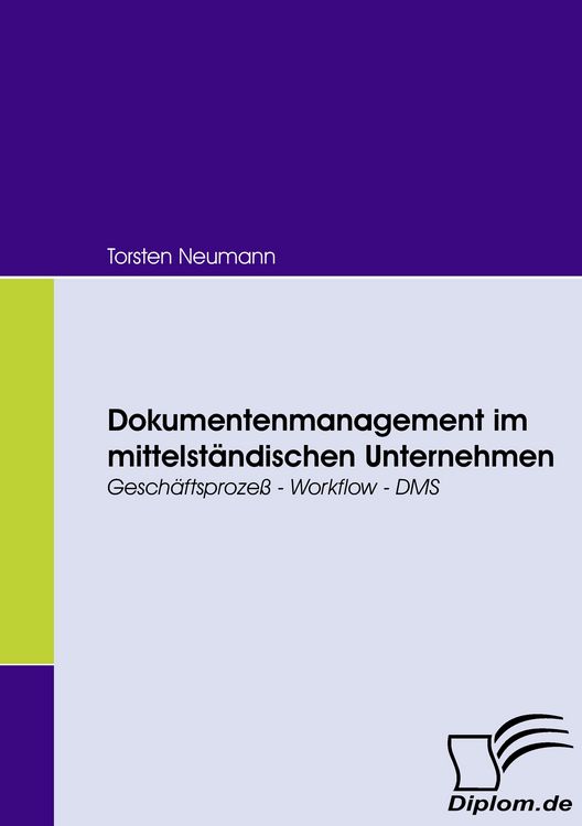 Produktbild: Dokumentenmanagement im mittelst&auml;ndischen Unternehmen