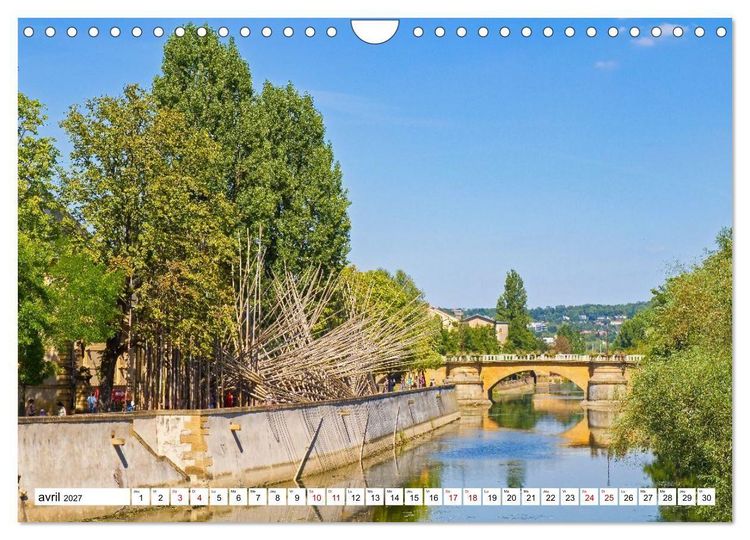 Produktbild: Nancy et Metz &ndash; Tr&eacute;sors uniques en Lorraine (Calendrier mural 2027 DIN A4 vertical), CALVENDO calendrier mensuel