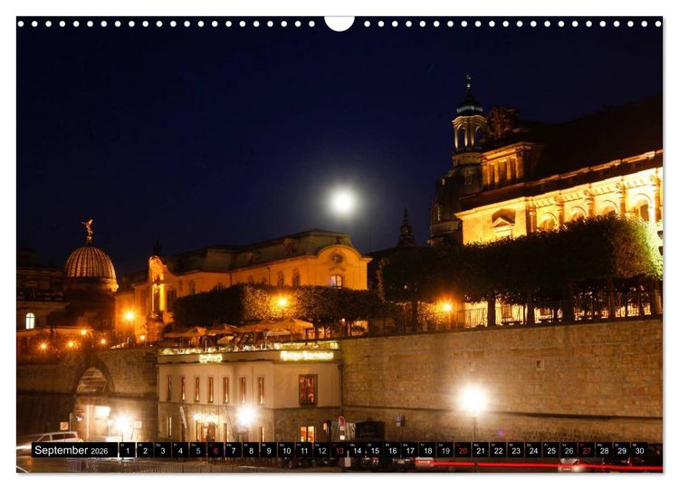 Produktbild: Elbflorenzansichten (Wandkalender 2026 DIN A3 quer), CALVENDO Monatskalender