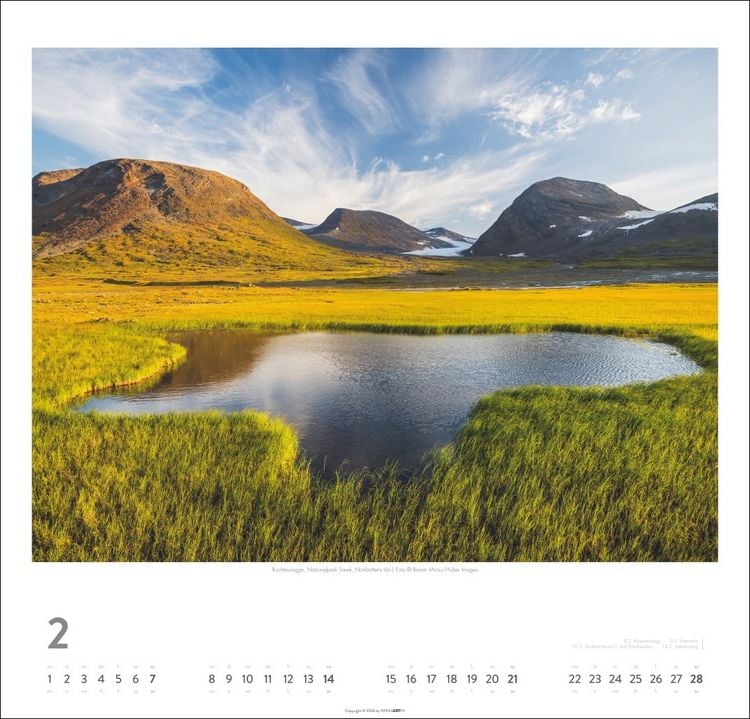 Produktbild: Schweden Kalender 2027 - Licht und Wasser
