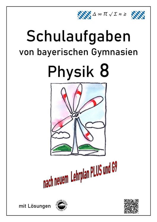 Produktbild: Physik 8, Schulaufgaben (G9, LehrplanPLUS) von bayerischen Gymnasien mit L&ouml;sungen, Klasse 8