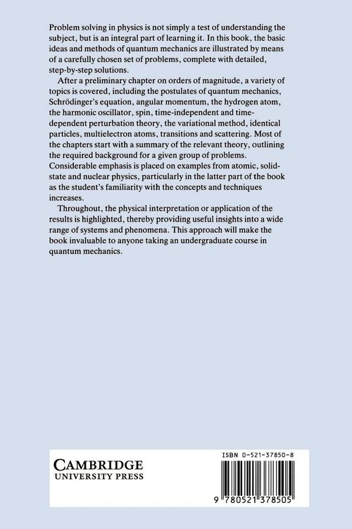 Produktbild: Problems in Quantum Mechanics