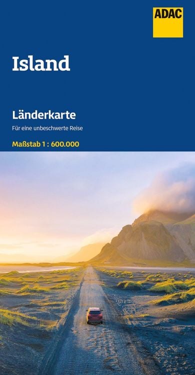 Produktbild: ADAC L&auml;nderkarte Island 1:600.000