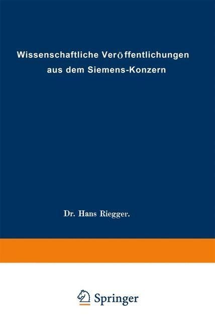 Produktbild: Wissenschaftliche Ver&ouml;ffentlichungen aus dem Siemens-Konzern