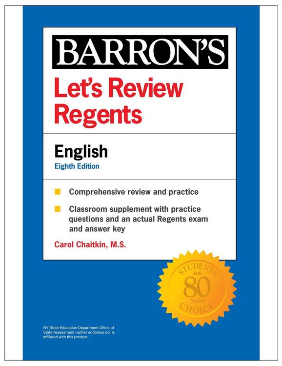 Produktbild: Let's Review Regents: English, Eighth Edition