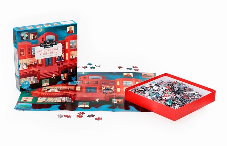 Agatha Christie Puzzle 1000 Teile - Die Welt Von Agatha Christie Laurence King