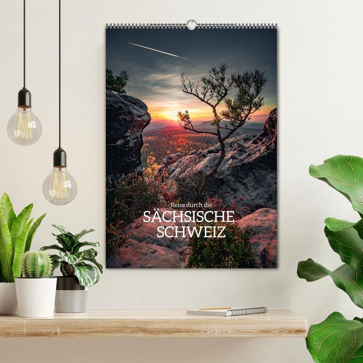 Produktbild: Reise durch die S&auml;chsische Schweiz (Wandkalender 2026 DIN A2 hoch), CALVENDO Monatskalender