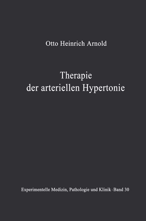 Produktbild: Therapie der arteriellen Hypertonie