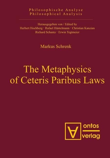 Produktbild: The Metaphysics of Ceteris Paribus Laws