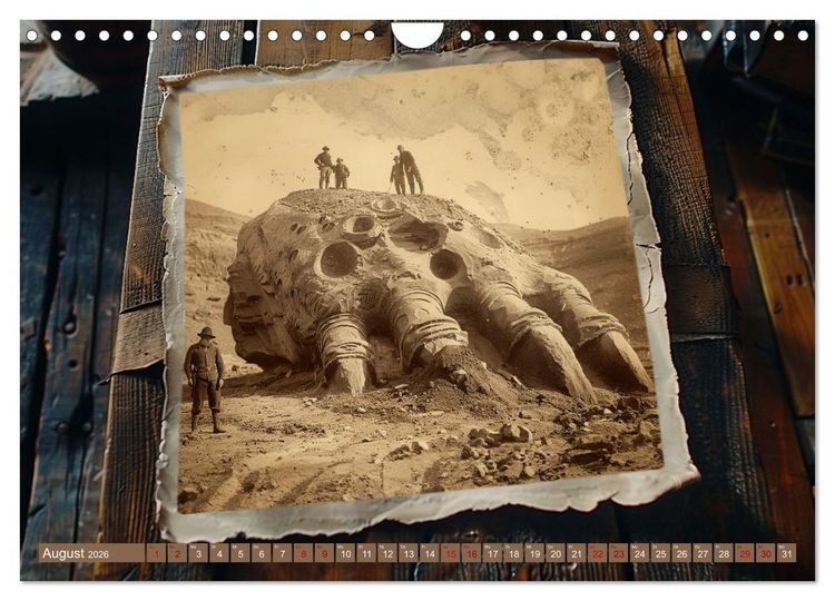 Produktbild: Verloren geglaubte Arch&auml;ologie (Wandkalender 2026 DIN A4 quer), CALVENDO Monatskalender