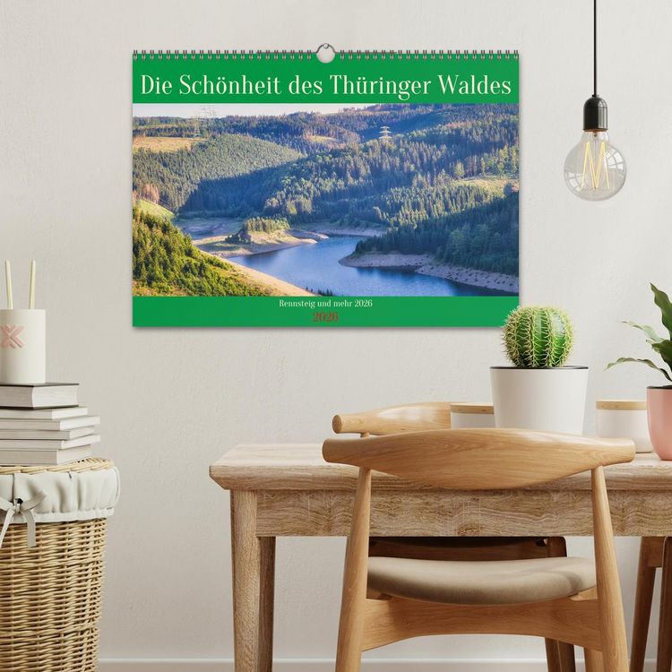Produktbild: Die Sch&ouml;nheit des Th&uuml;ringer Waldes (Wandkalender 2026 DIN A3 quer), CALVENDO Monatskalender