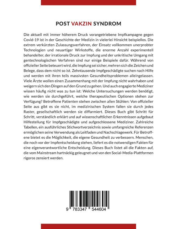 Produktbild: Post-Vakzin-Syndrom