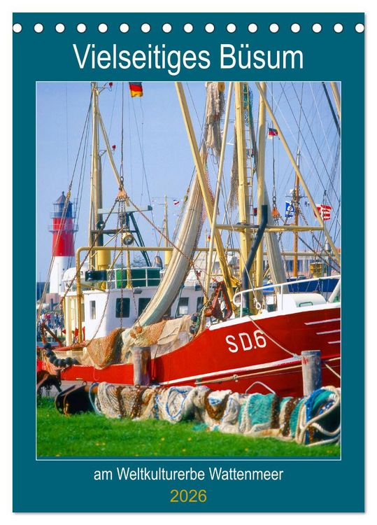 Produktbild: Vielseitiges B&uuml;sum (Tischkalender 2026 DIN A5 hoch), CALVENDO Monatskalender