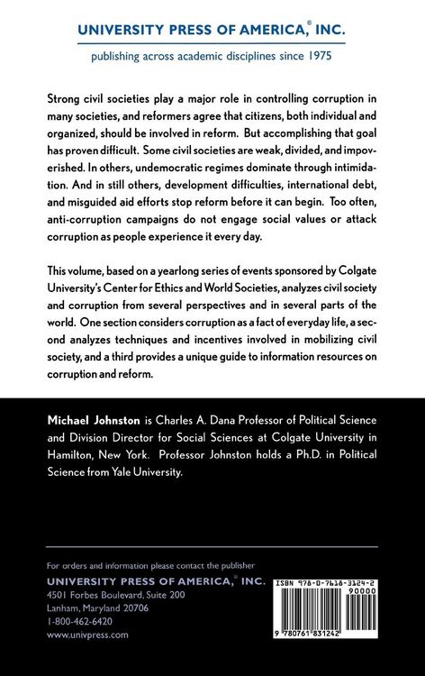 Produktbild: Civil Society and Corruption