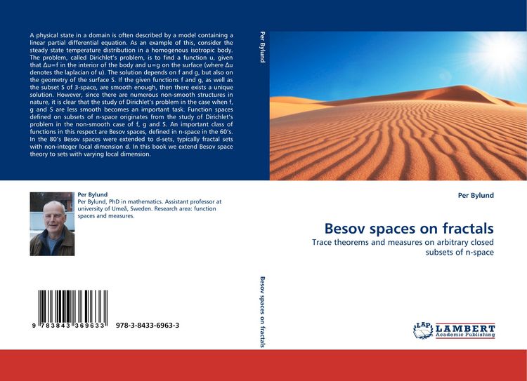 Produktbild: Besov spaces on fractals