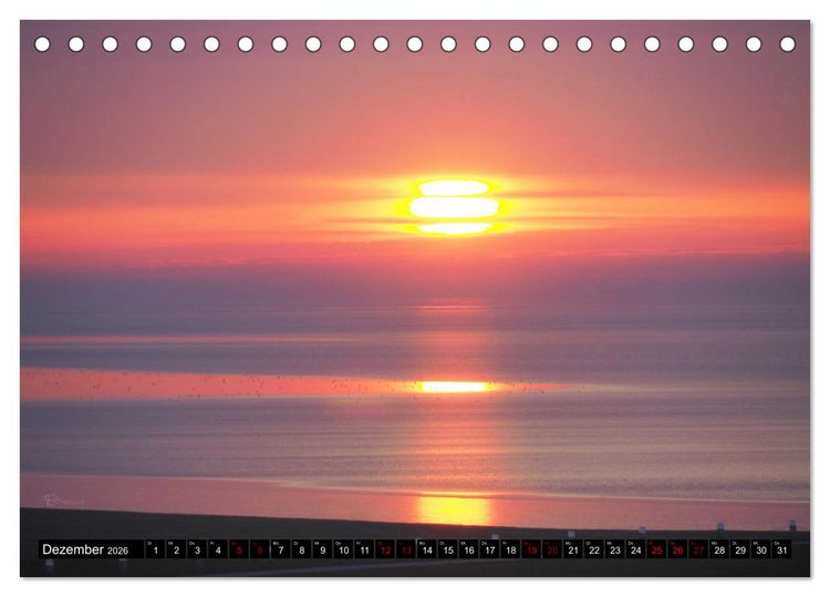 Produktbild: Niedersachsen - Malerische Landschaften (Tischkalender 2026 DIN A5 quer), CALVENDO Monatskalender