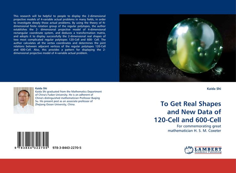 Produktbild: To Get Real Shapes and New Data of 120-Cell and 600-Cell
