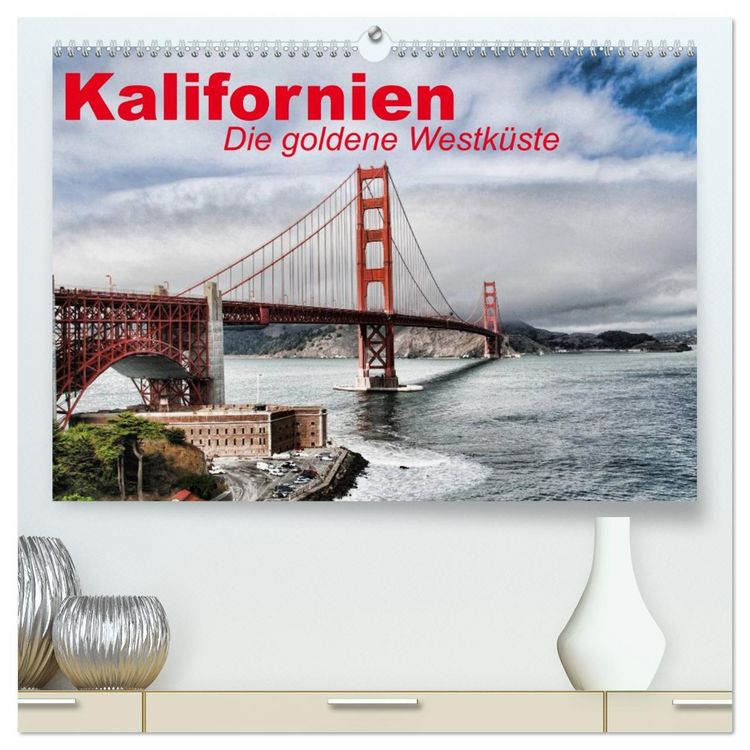 Produktbild: Kalifornien &bull; Die goldene Westk&uuml;ste (hochwertiger Premium Wandkalender 2026 DIN A2 quer), Kunstdruck in Hochglanz