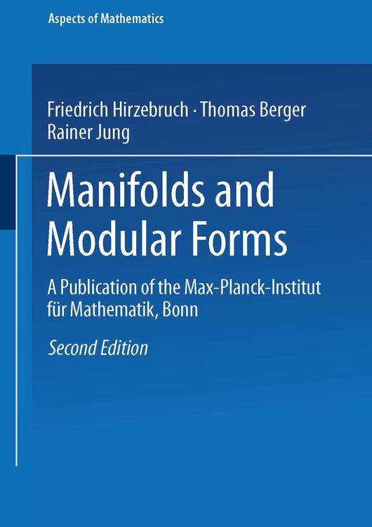 Produktbild: Manifolds and Modular Forms