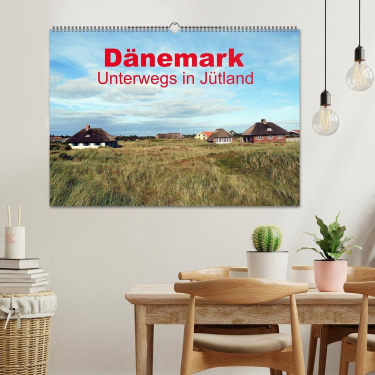Produktbild: D&auml;nemark - Unterwegs in J&uuml;tland (Wandkalender 2026 DIN A2 quer), CALVENDO Monatskalender