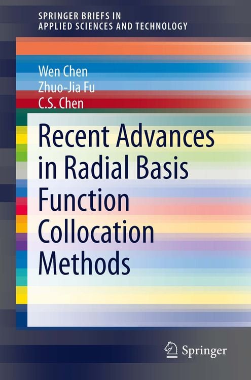 Produktbild: Recent Advances in Radial Basis Function Collocation Methods