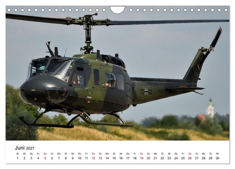 Produktbild: Hubschrauberdynamik in allen Facetten (Wandkalender 2027 DIN A4 quer), CALVENDO Monatskalender
