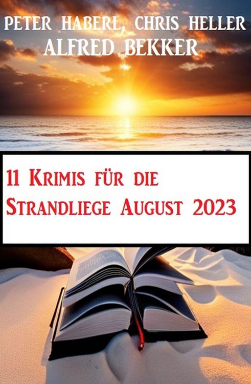 Produktbild: 11 Krimis f&uuml;r die Strandliege August 2023
