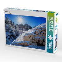 Produktbild: CALVENDO Puzzle Winterwald 1000 Teile Lege-Gr&ouml;&szlig;e 64 x 48 cm Foto-Puzzle Bild von SusaZoom