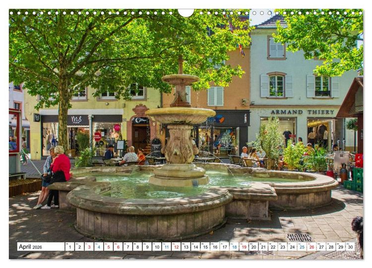 Produktbild: Haguenau - eine Perle im Nordelsass (Wandkalender 2026 DIN A3 quer), CALVENDO Monatskalender