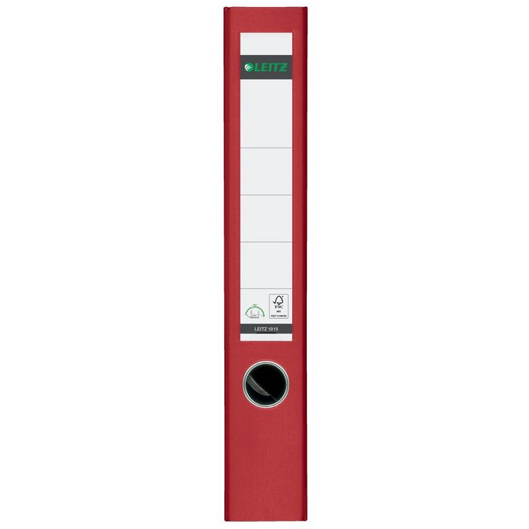 Produktbild: Leitz Ordner 1015 DIN A4 R&uuml;ckenbreite: 52mm Rot 2 B&uuml;gel 10155025