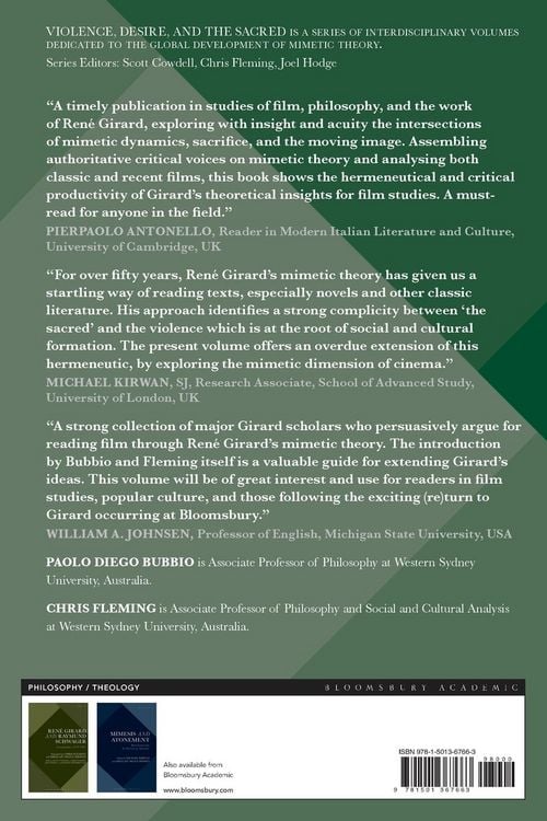 Produktbild: Mimetic Theory and Film