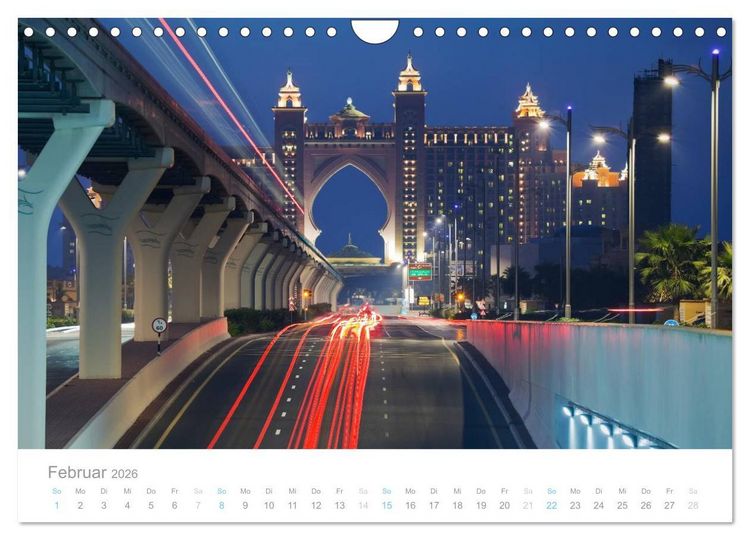 Produktbild: Dubai Architektur 2026 (Wandkalender 2026 DIN A4 quer), CALVENDO Monatskalender