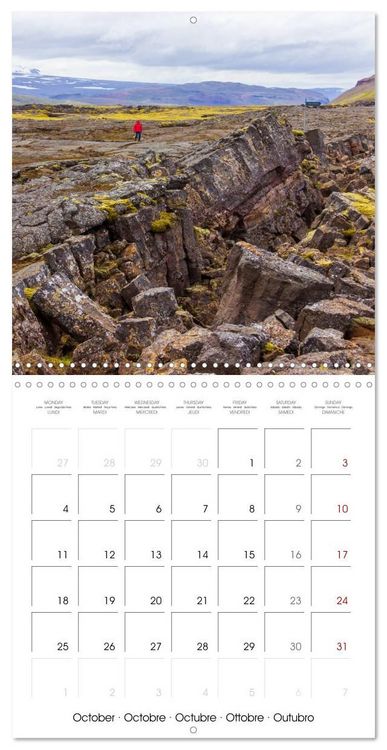 Produktbild: COLOURS OF ICELAND (Wall Calendar 2027 12 &times; 12 Inch) CALVENDO 12 Month Wall Calendar