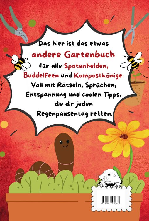 Produktbild: Ach du dicker Wurm! Geschenkebuch f&uuml;r Hobbyg&auml;rtner, Laubenpieper & Spaten-Samurai