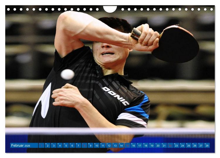 Produktbild: Tischtennis - Der am schnellsten gespielte Sport der Welt (Wandkalender 2026 DIN A4 quer), CALVENDO Monatskalender
