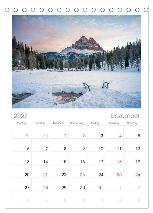 Produktbild: Tischplaner 2027 - Italien - zwischen Dolomiten und Amalfik&uuml;ste (A5 Tischkalender zum Aufstellen) CALVENDO