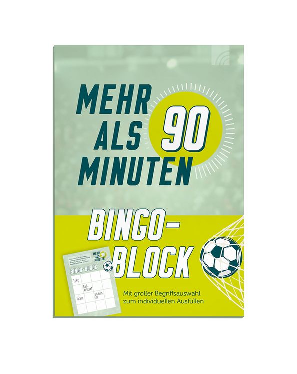Produktbild: Mehr als 90 Minuten - Bingo-Block Fu&szlig;ball
