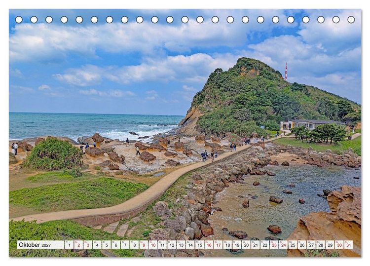 Produktbild: Taiwan &ndash; Entdeckungsreise durch eine verborgene Perle (Tischkalender 2027 DIN A5 quer), CALVENDO Monatskalender