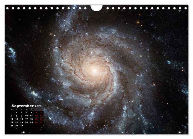 Produktbild: Hubble - 35 Jahre atemberaubende Aufnahmen (Wandkalender 2026 DIN A4 quer), CALVENDO Monatskalender