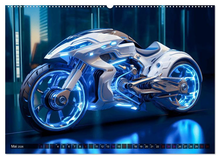 Produktbild: Dream Bikes - Motorr&auml;der aus der Zukunft (Wandkalender 2026 DIN A2 quer), CALVENDO Monatskalender